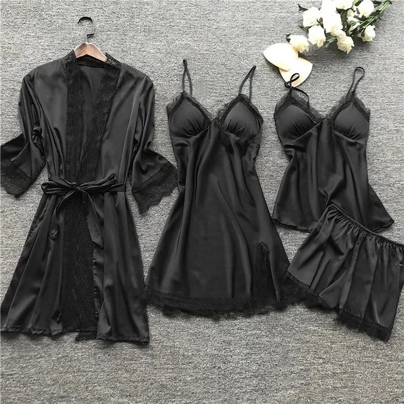 Isla - Luxurious Satin Pajama Set for Women