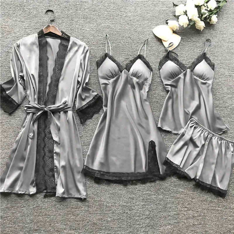 Isla - Luxurious Satin Pajama Set for Women
