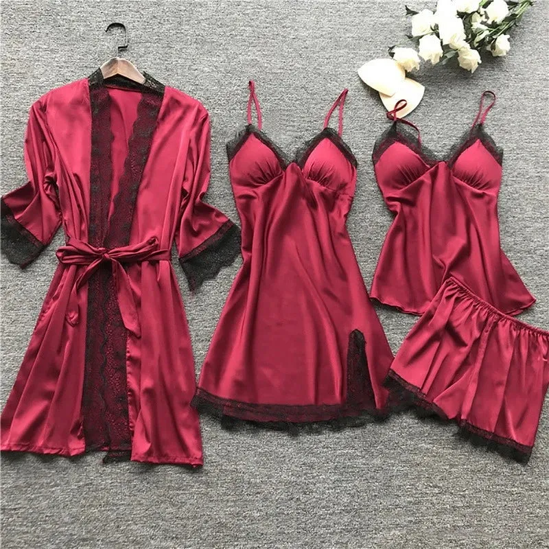 Isla - Luxurious Satin Pajama Set for Women
