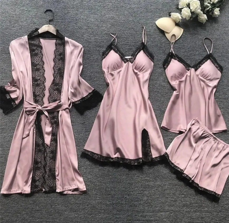 Isla - Luxurious Satin Pajama Set for Women