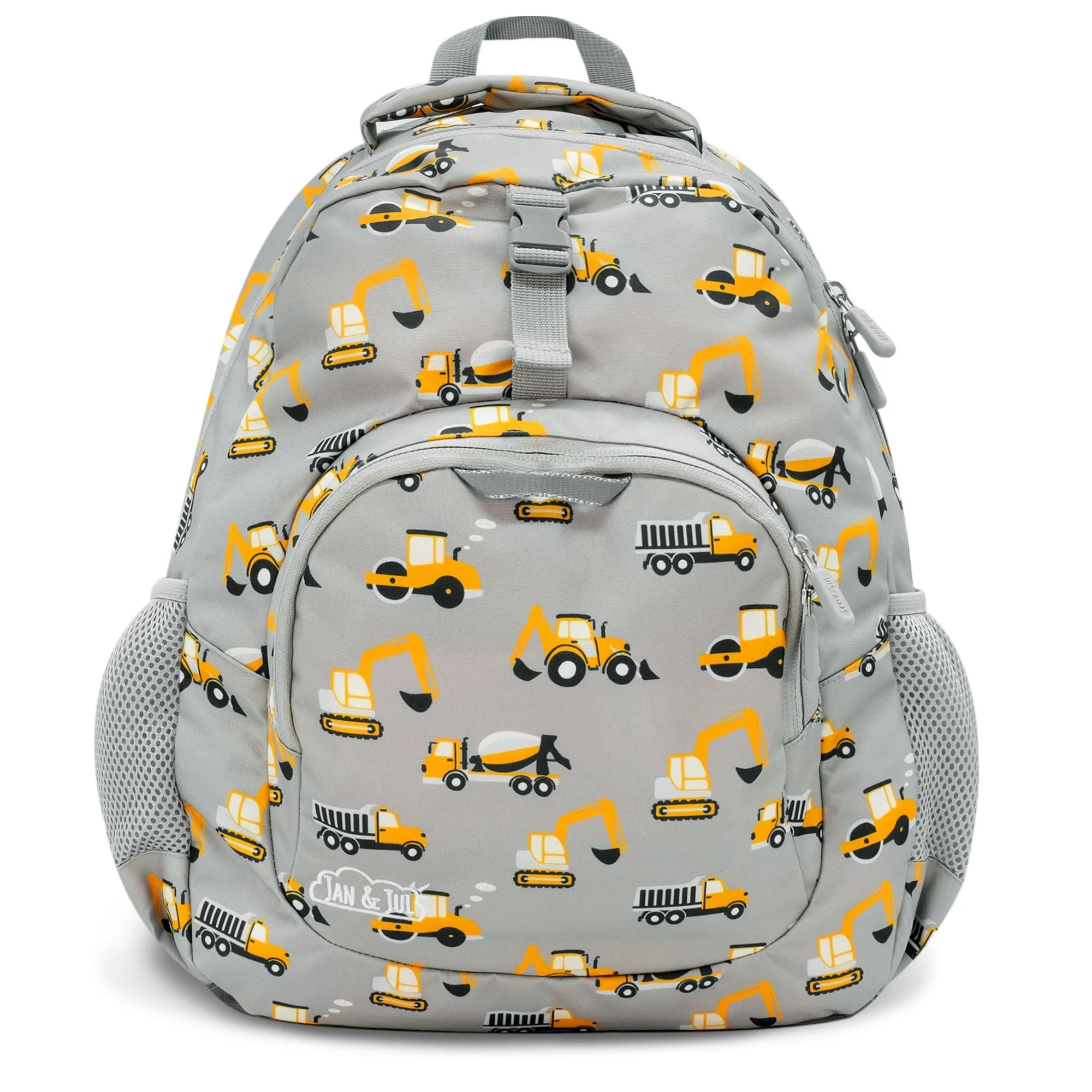 Jan & Jul Kids Backpack - Grey Construction