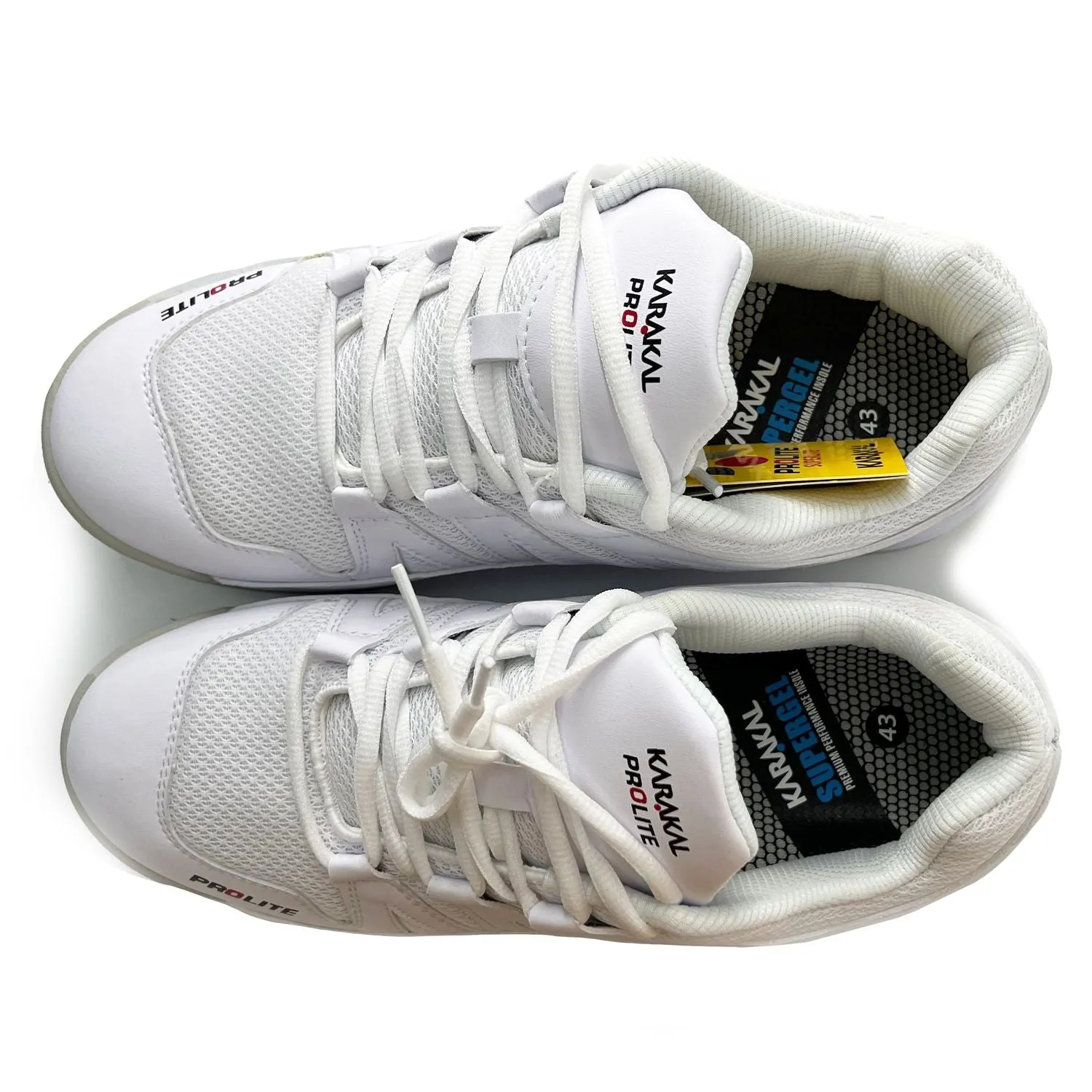 Karakal Prolite White Shoe