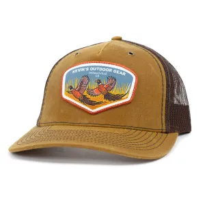 Kevin's Casey Underwood Pheasant Waxed Trucker Cap