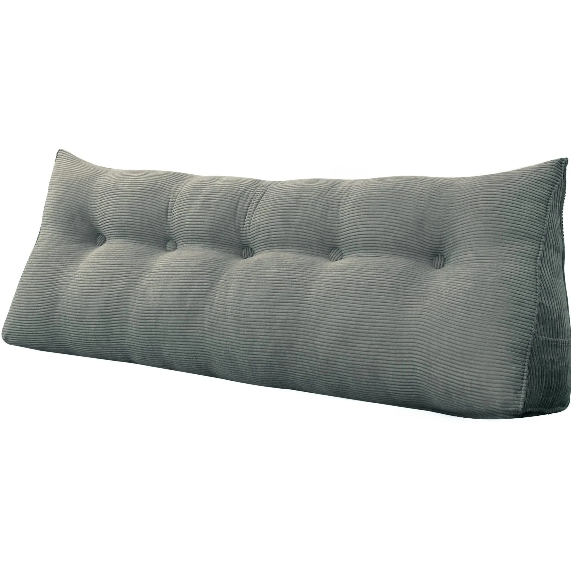 Kids Bed Reading Tv Watching Video Game Playing Wedge Pillow Grey