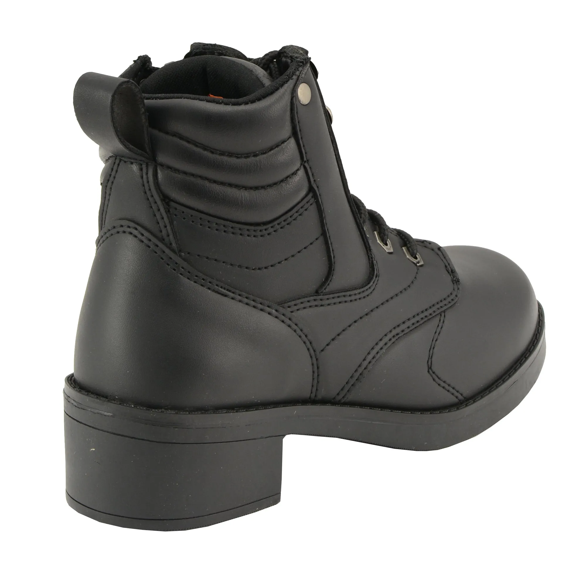 Kids Lace to Toe Side Zipper Entry Biker Boot