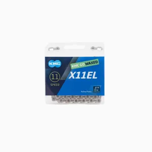 KMC X11EL Waxed 11-Speed Chain - Silver