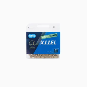 KMC X11EL Waxed 11-Speed Chain - Ti-N Gold