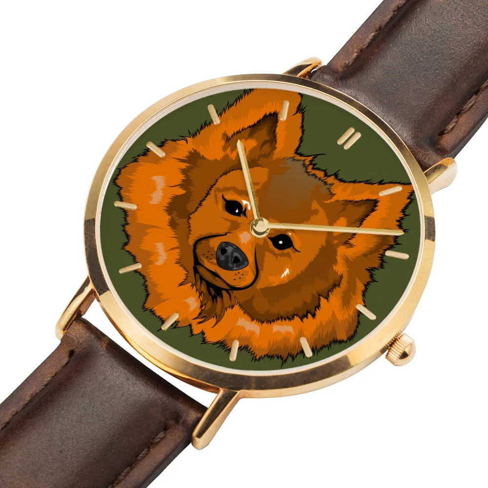 KV Vintage Brown Timepiece