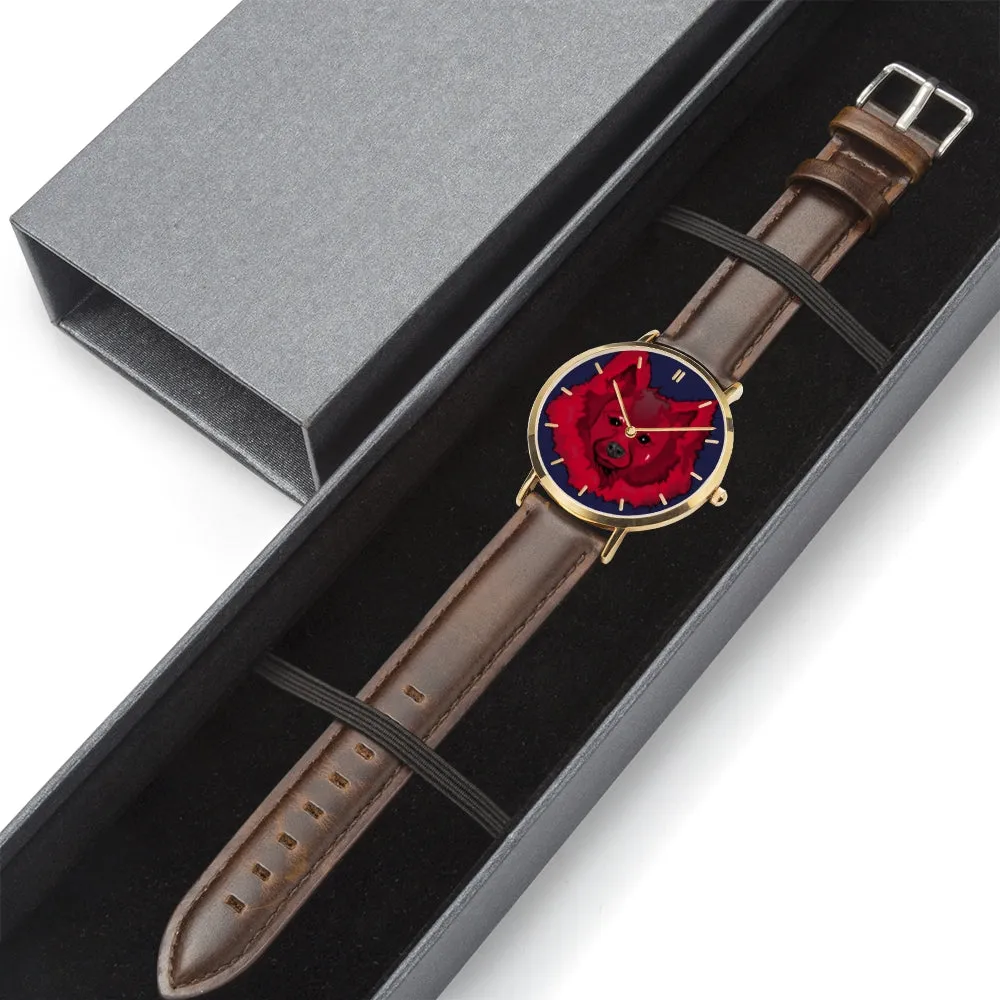 KV Vintage Brown Timepiece