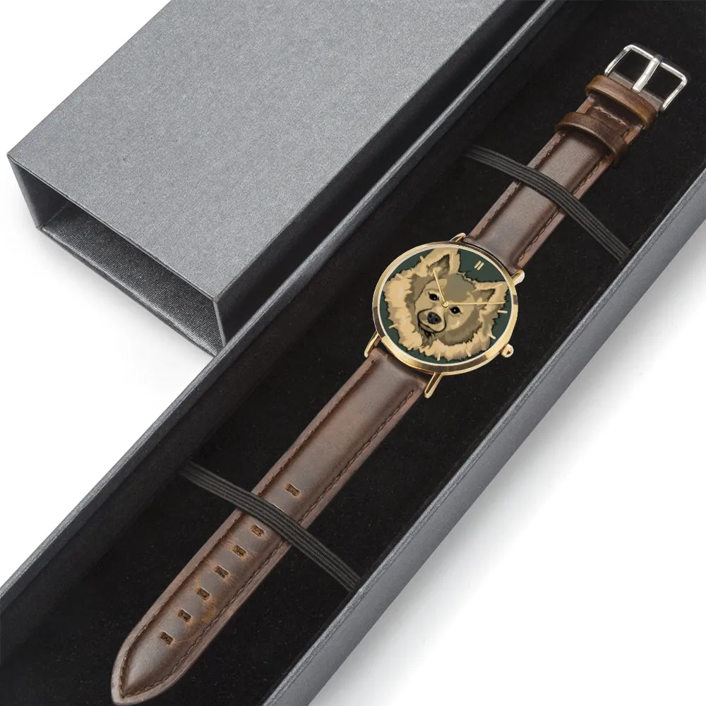 KV Vintage Brown Timepiece