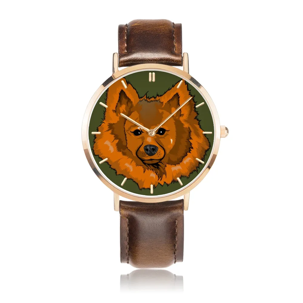 KV Vintage Brown Timepiece