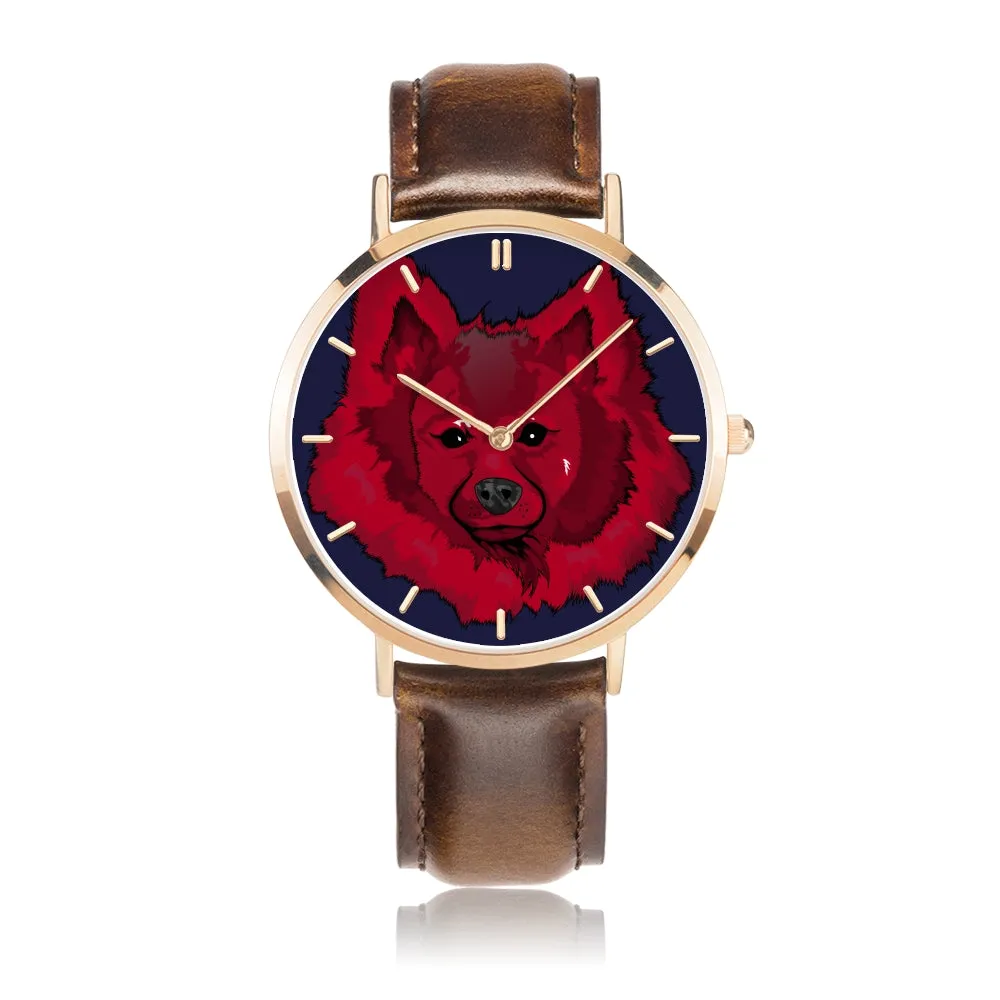 KV Vintage Brown Timepiece