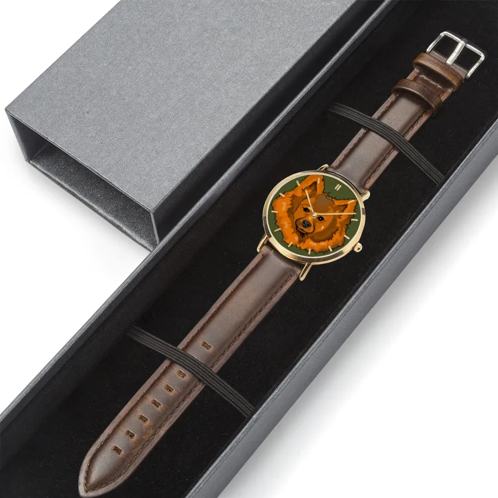 KV Vintage Brown Timepiece