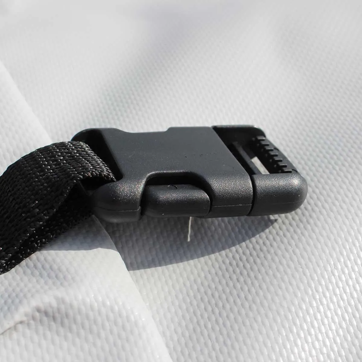 Lark Boat Cover - Boom Up -  PVC Grey