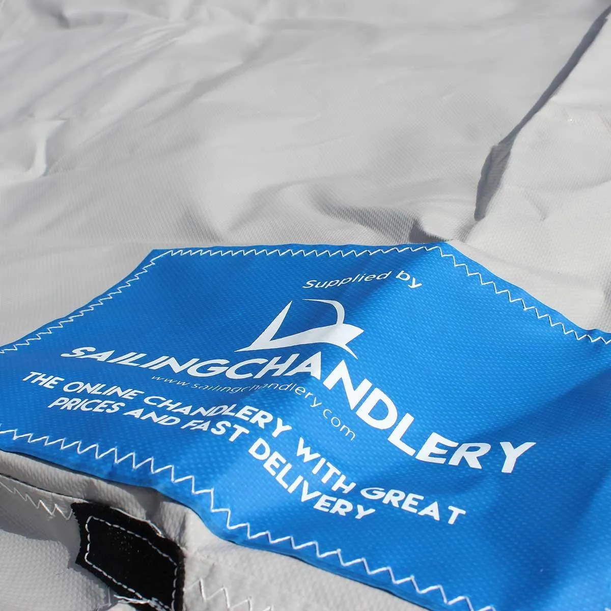 Laser 3000 Flat Boat Cover - PVC Grey