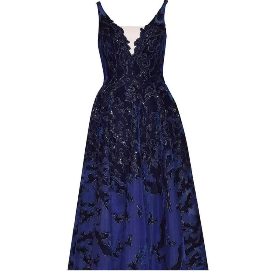 Laser Cut Velvet Knit Embroidery Fabric