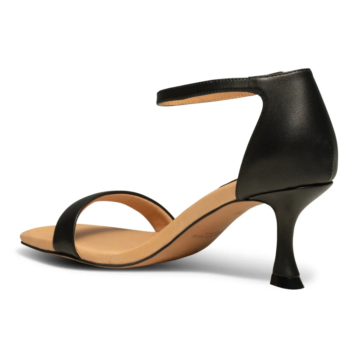 Leah Ankle Strap Black