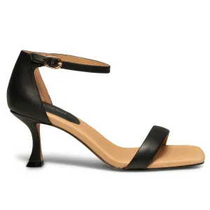 Leah Ankle Strap Black
