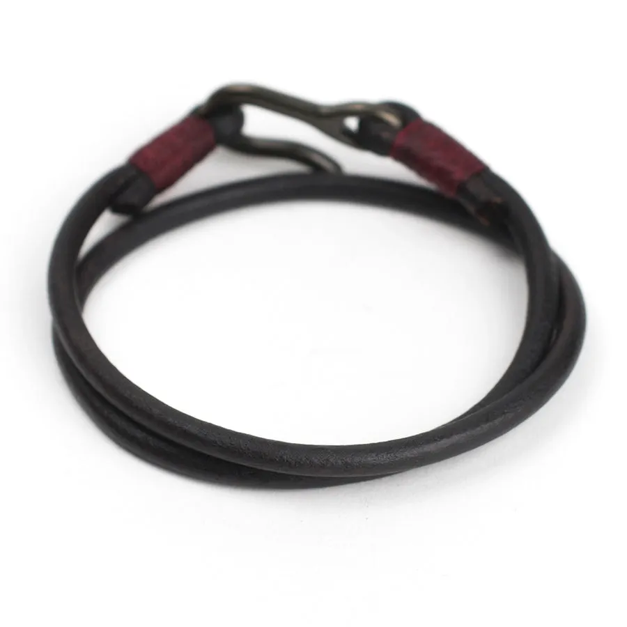 Leather Cord Double Wrap