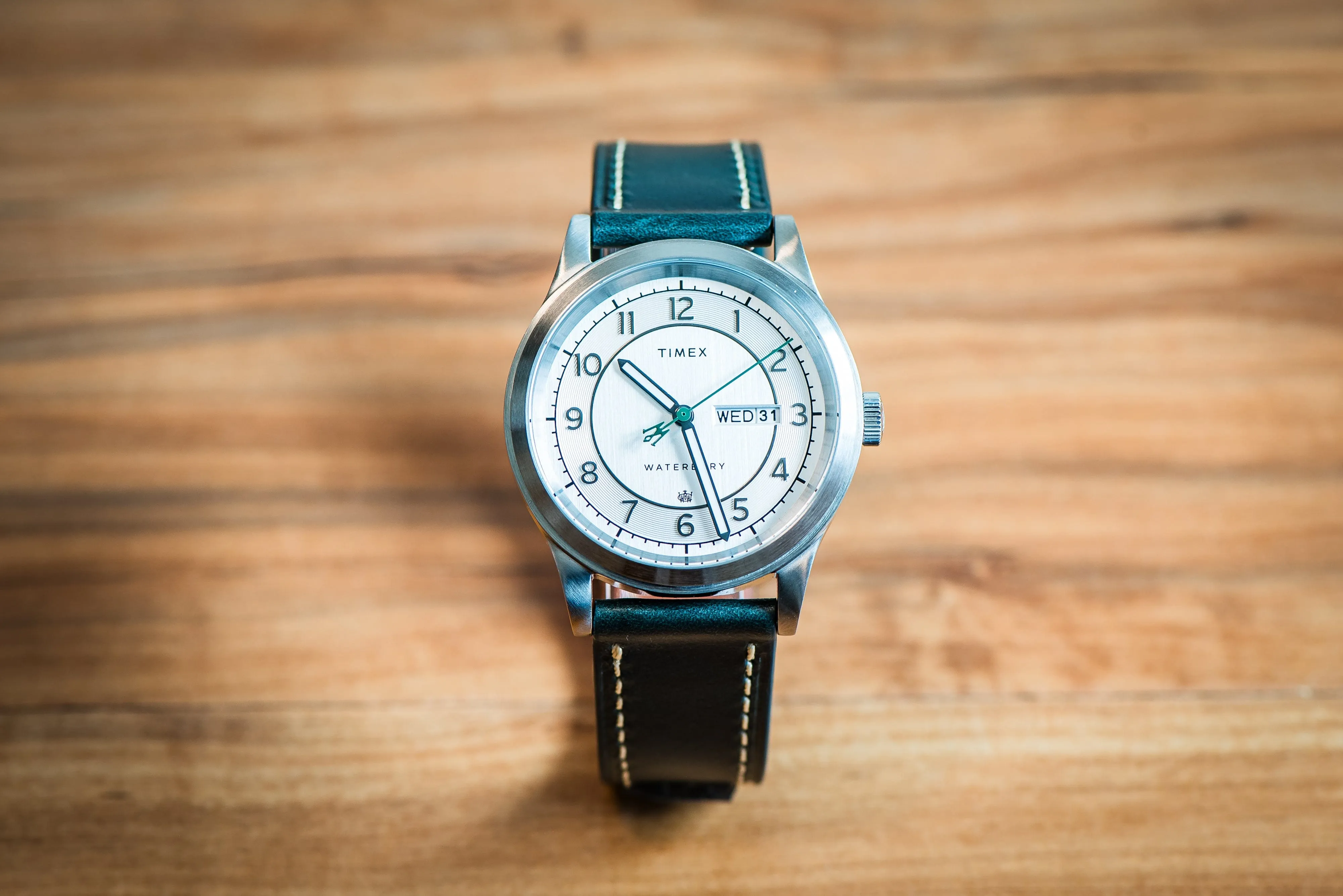 Leather - Tapered Space Green