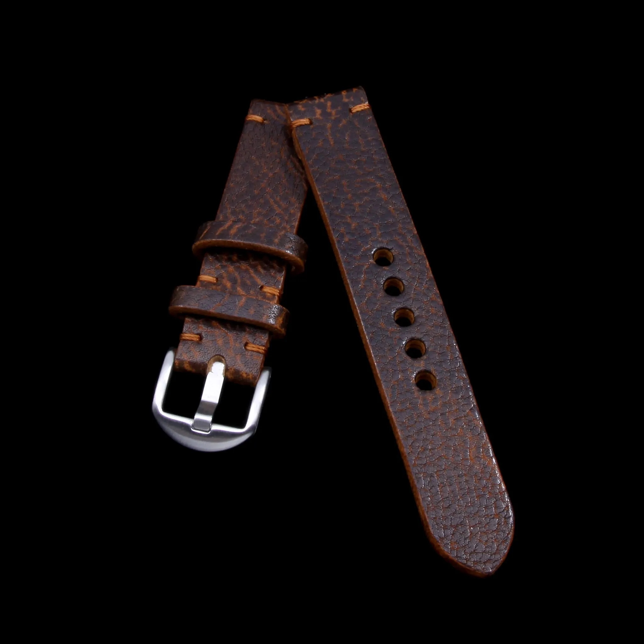 Leather Watch Strap, Gobi Cognac