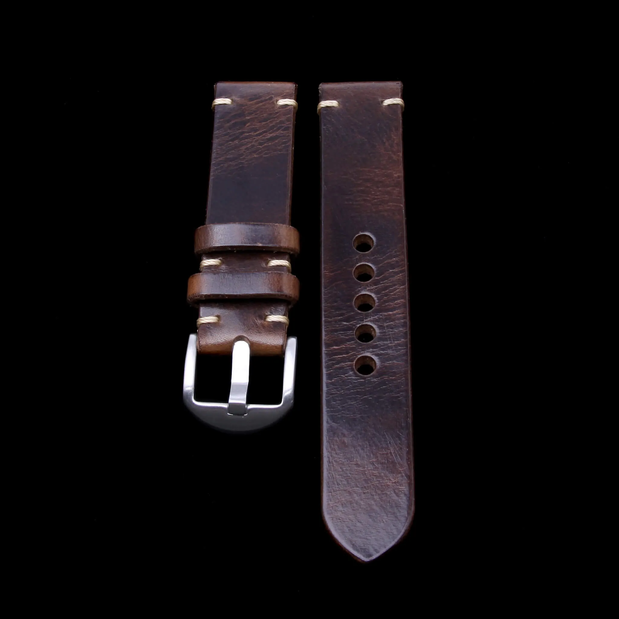 Leather Watch Strap, Military 103