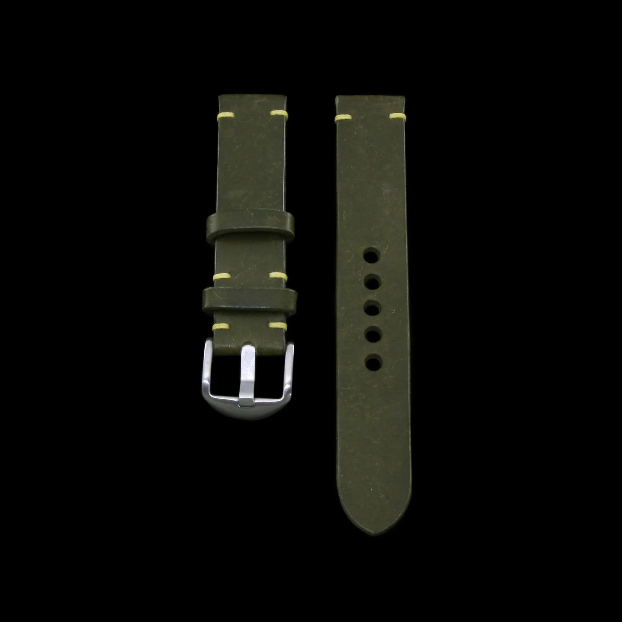 Leather Watch Strap, Pueblo Oliva