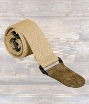 LG 2" Beige / Sand Woven Cotton Guitar Strap
