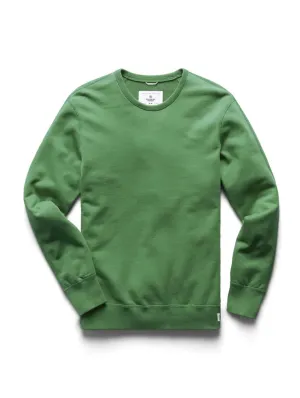 Lightweight Terry Crewneck Lawn Green