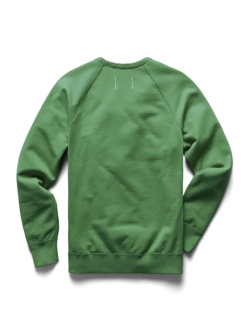 Lightweight Terry Crewneck Lawn Green
