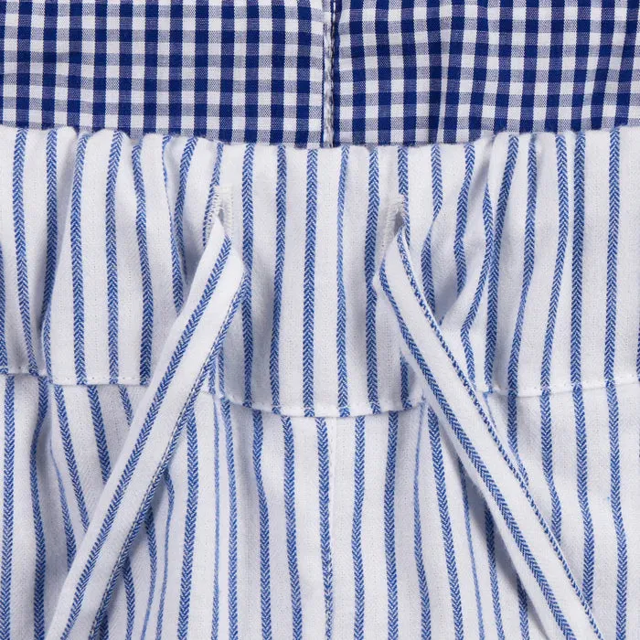Loungers Monk Seal long shorts - Blue stripe