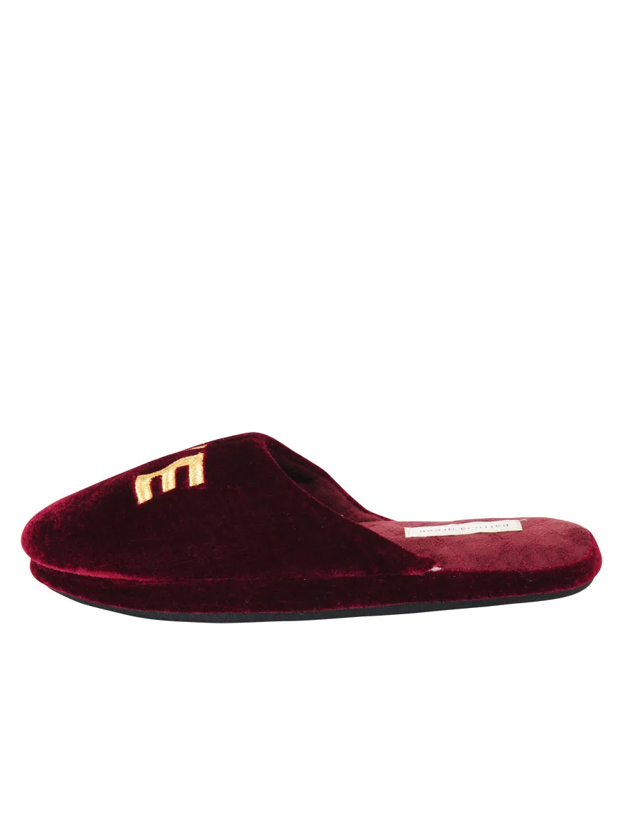 Love Embroidered Slipper