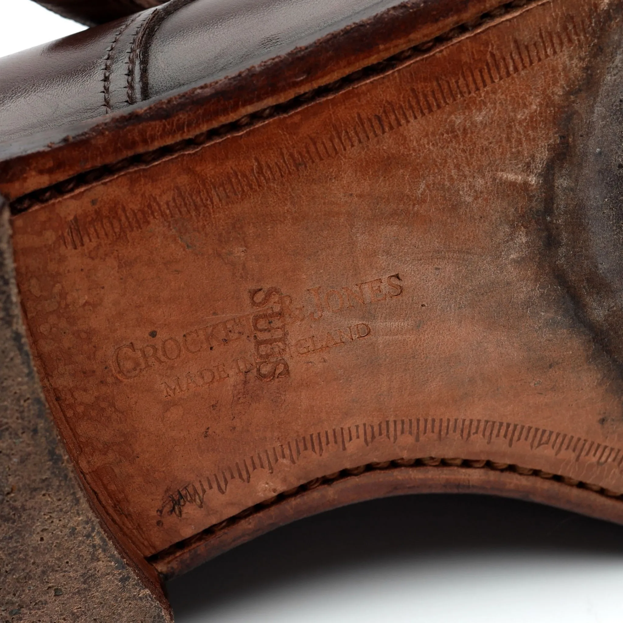 'Lowndes' Dark Brown Leather Double Monk Strap UK 7 E