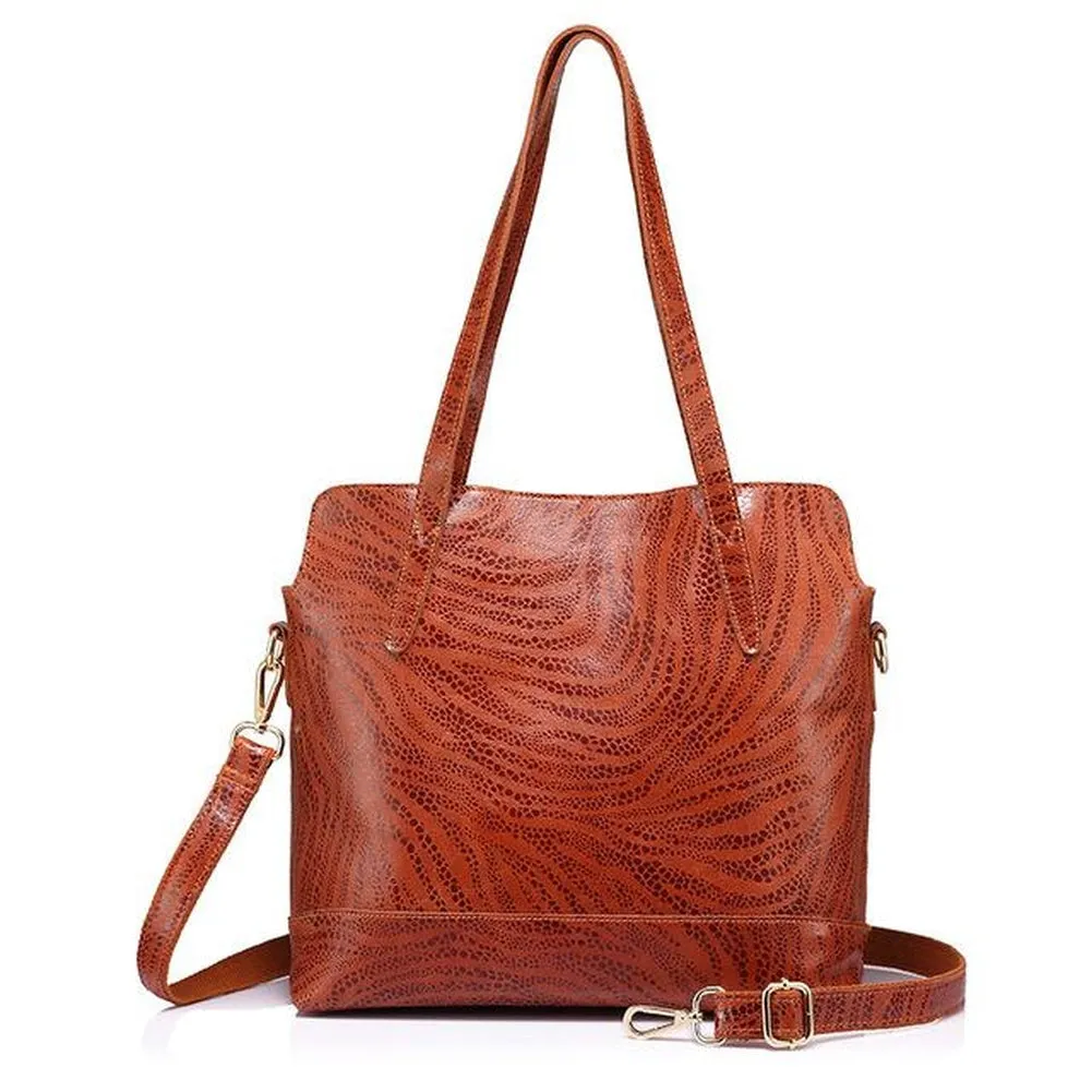 <bold>Bucket / Tote Bag <br>Genuine-Leather