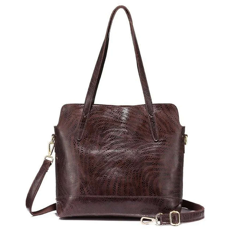 <bold>Bucket / Tote Bag <br>Genuine-Leather