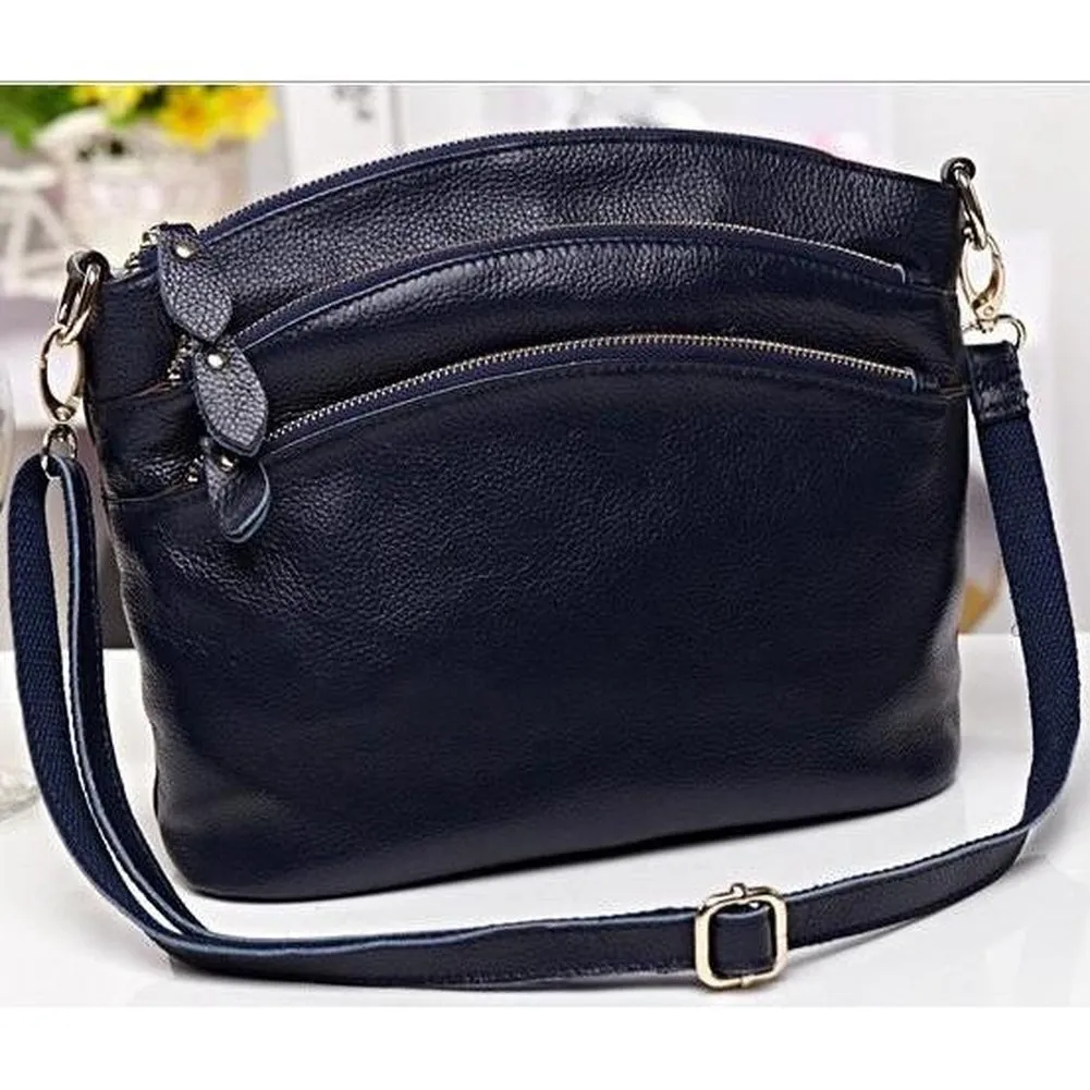 <bold>Messenger / Crossbody Bag <br>Genuine-Leather