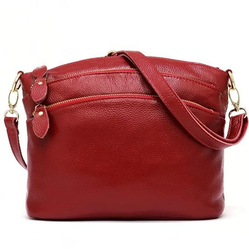<bold>Messenger / Crossbody Bag <br>Genuine-Leather