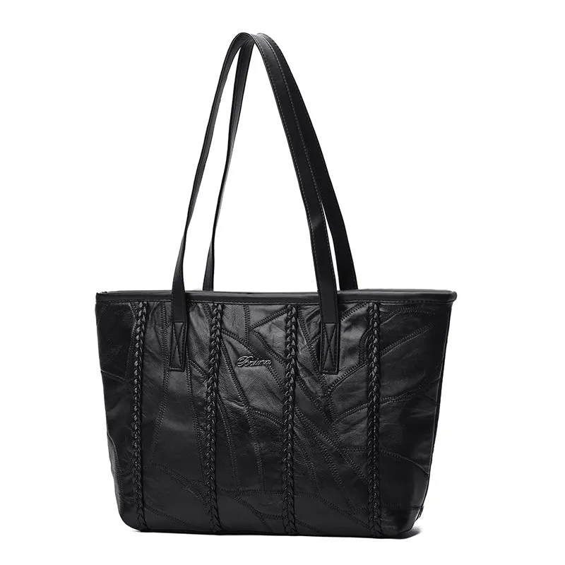 <bold>Tote / Crossbody Bag <br>Genuine-Leather