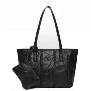 <bold>Tote / Crossbody Bag <br>Genuine-Leather