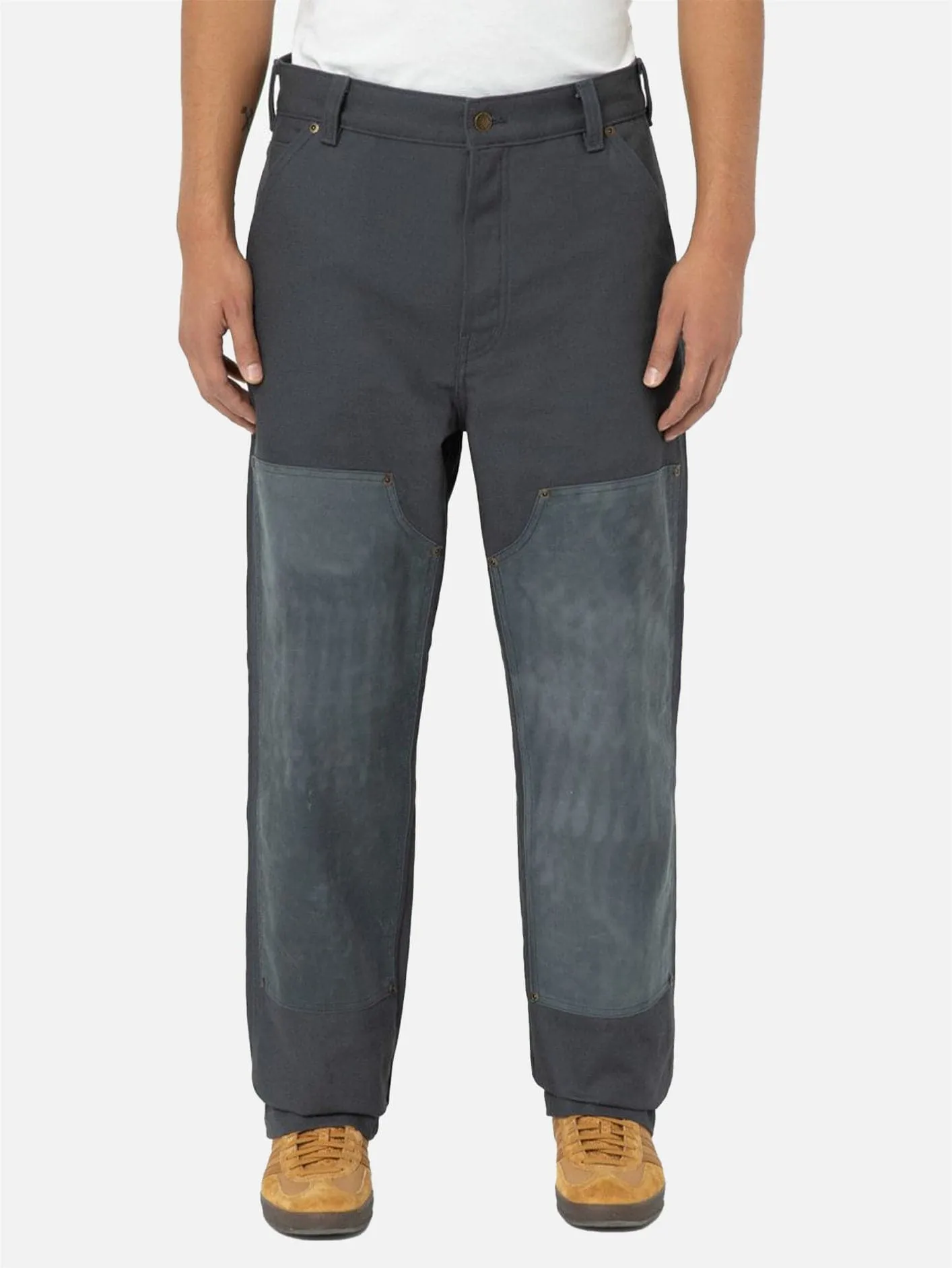 Lucas Waxed Double Knee "Charcoal Grey"
