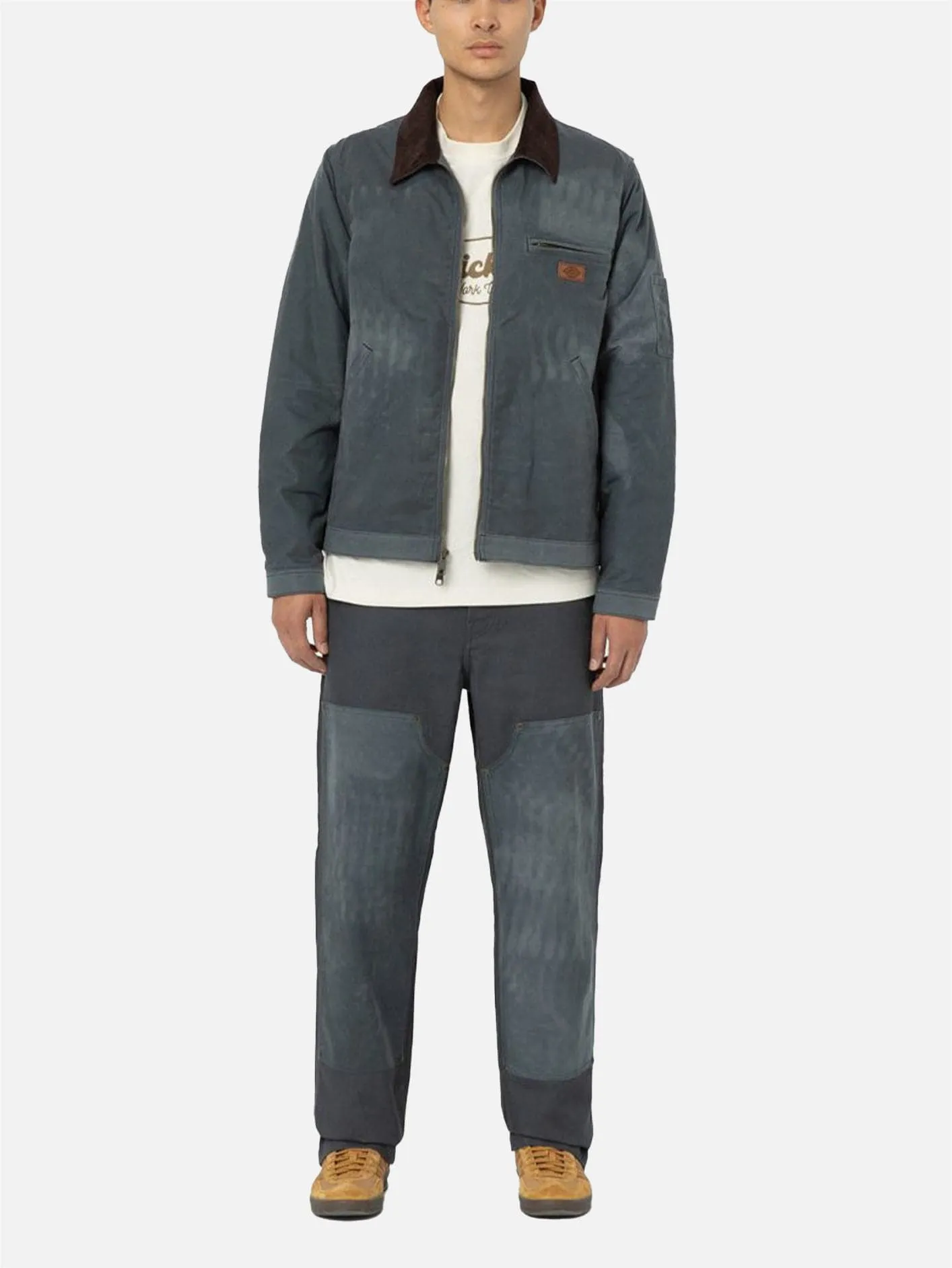 Lucas Waxed Double Knee "Charcoal Grey"