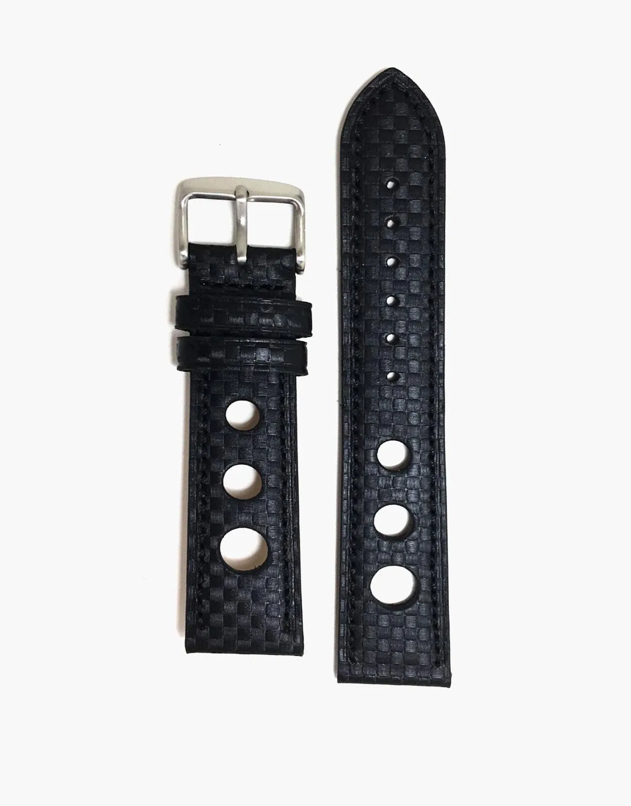 LUX Grand Prix Rally Carbon Fiber Black with Black Stitching