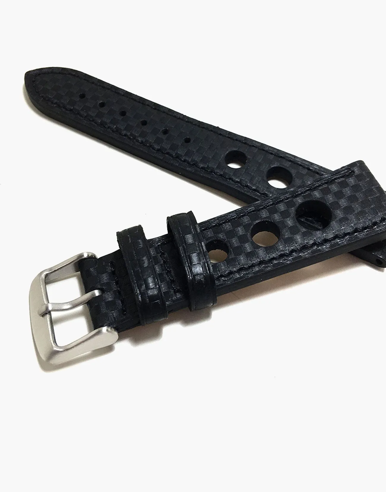 LUX Grand Prix Rally Carbon Fiber Black with Black Stitching