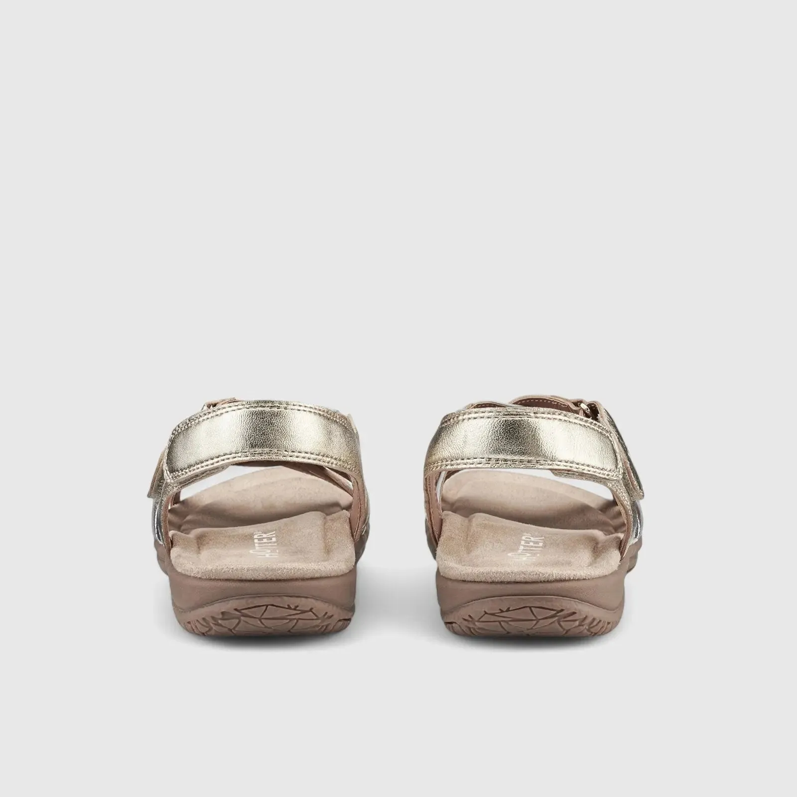 Maple Comfort Leather Sandal Gold/Silver