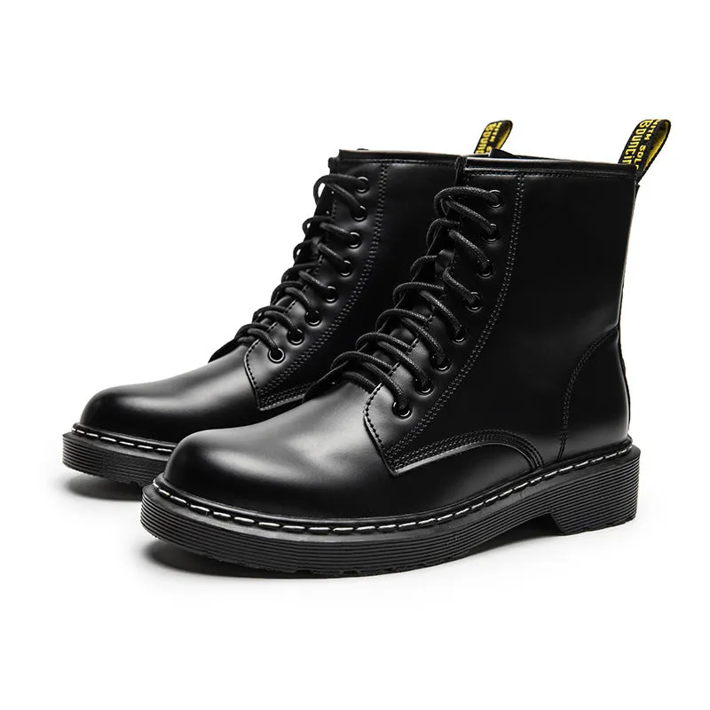 Martin Boots Female Autumn and Winter British Women's Shoes Flat Boots In The Locomotive Boots Classic Boots Students