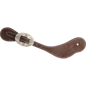 Martin Chocolate Cowboy Spur Straps with Guthrie Buckle