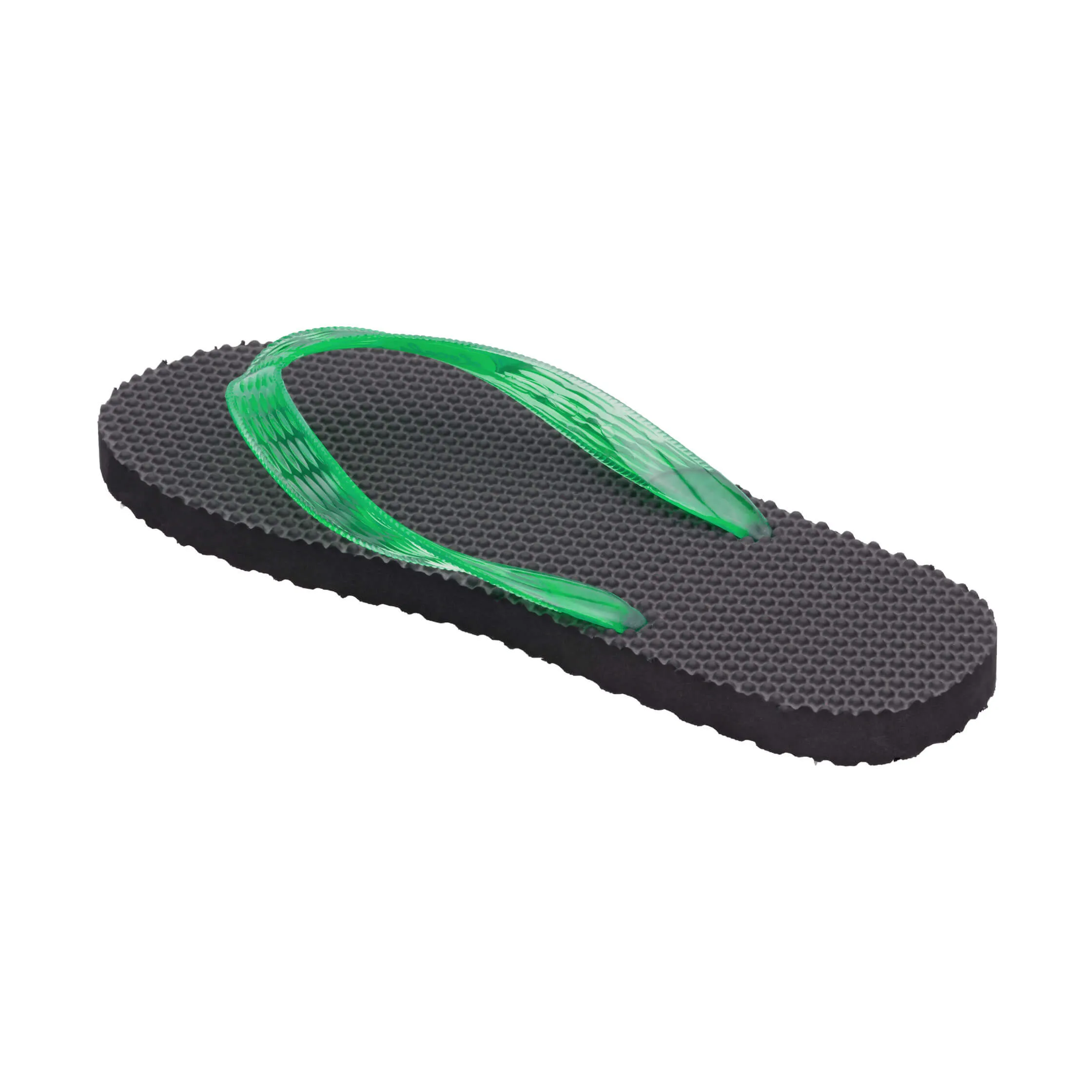 Massage Women's Translucent Green Strap Slippah