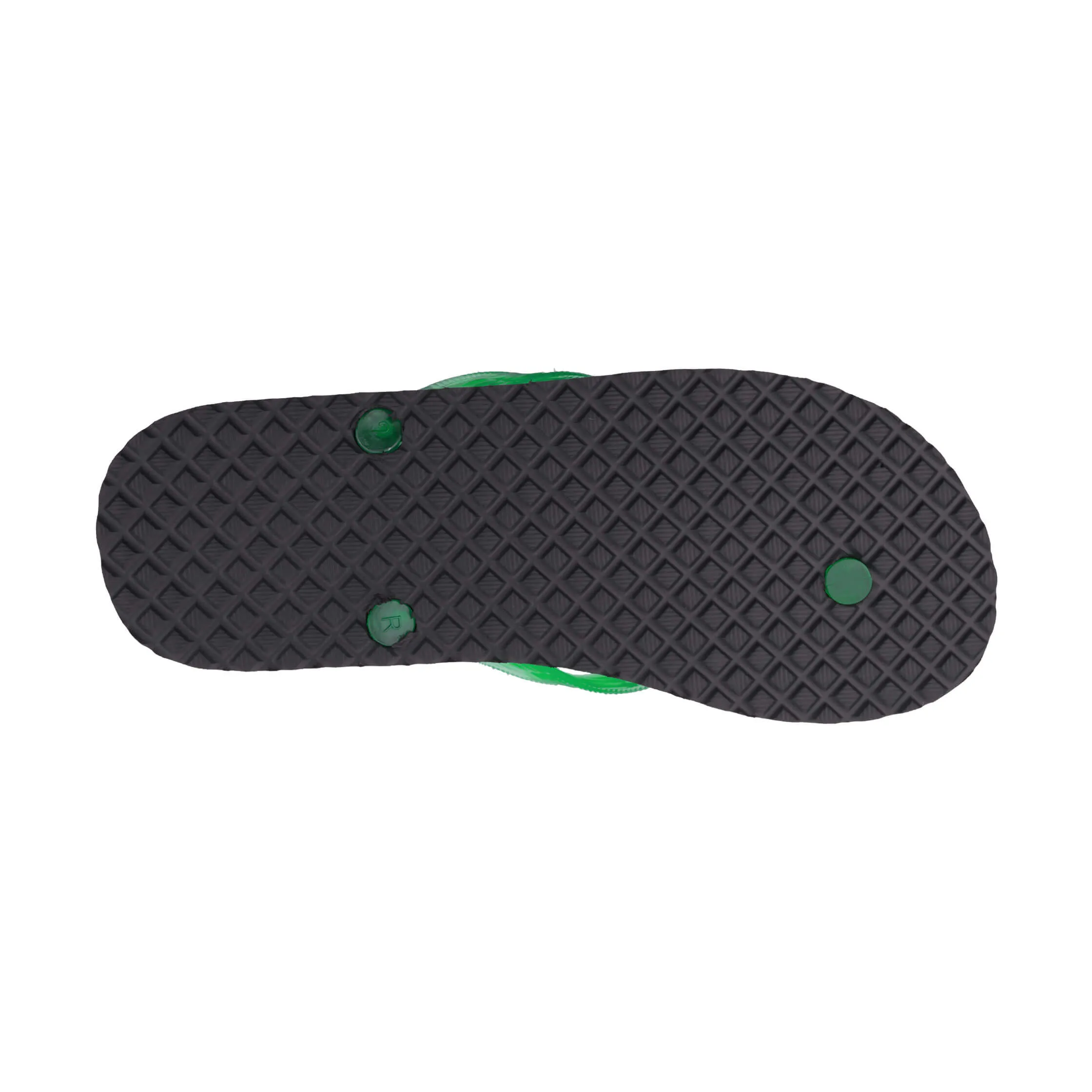 Massage Women's Translucent Green Strap Slippah