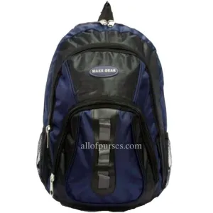Maxx Gear Daypack School Book bag Backpack Bag Black Outdoor pocket Sport Hiking