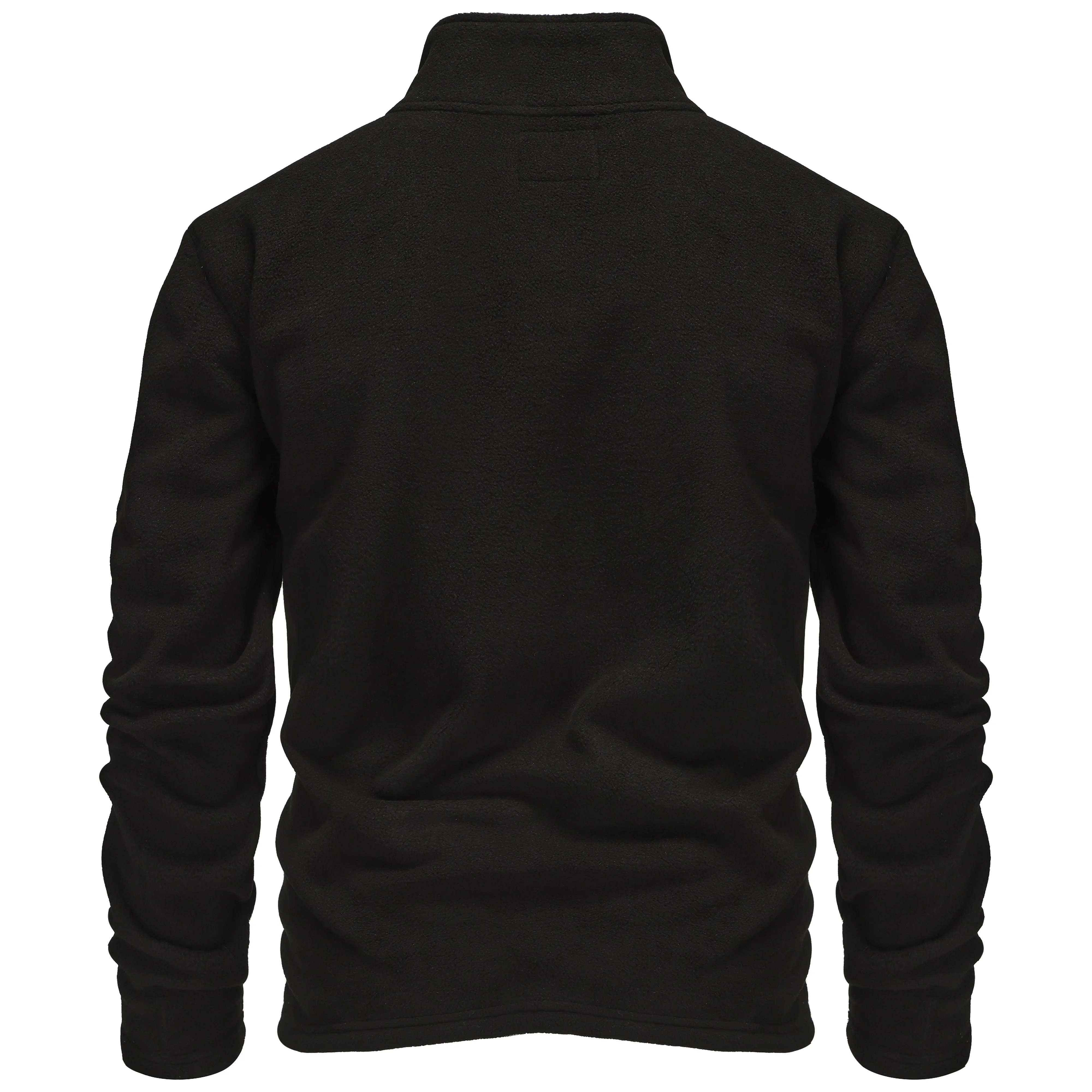 Mens 1/4 Zip Fleece Jumper - Khaki